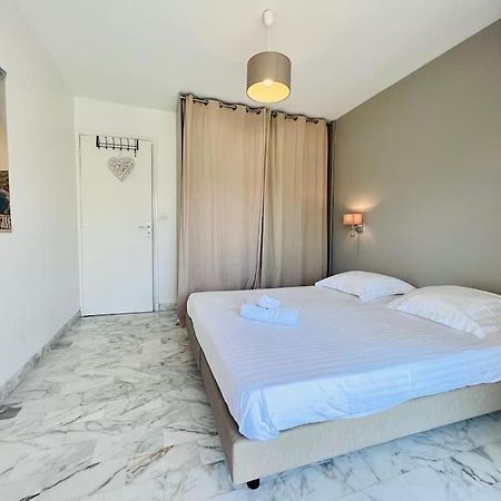 Le Pinede - Apt 4 Prs- Parking - Clim - 500M Plages Antibes Bagian luar foto