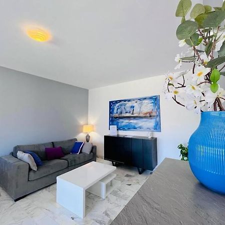 Le Pinede - Apt 4 Prs- Parking - Clim - 500M Plages Antibes Bagian luar foto